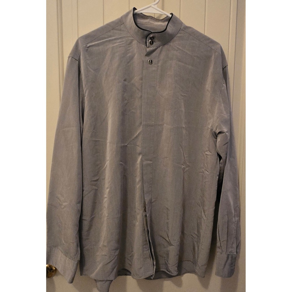 Lineage Men's Mandarin Collar Long Sleeve Shirt